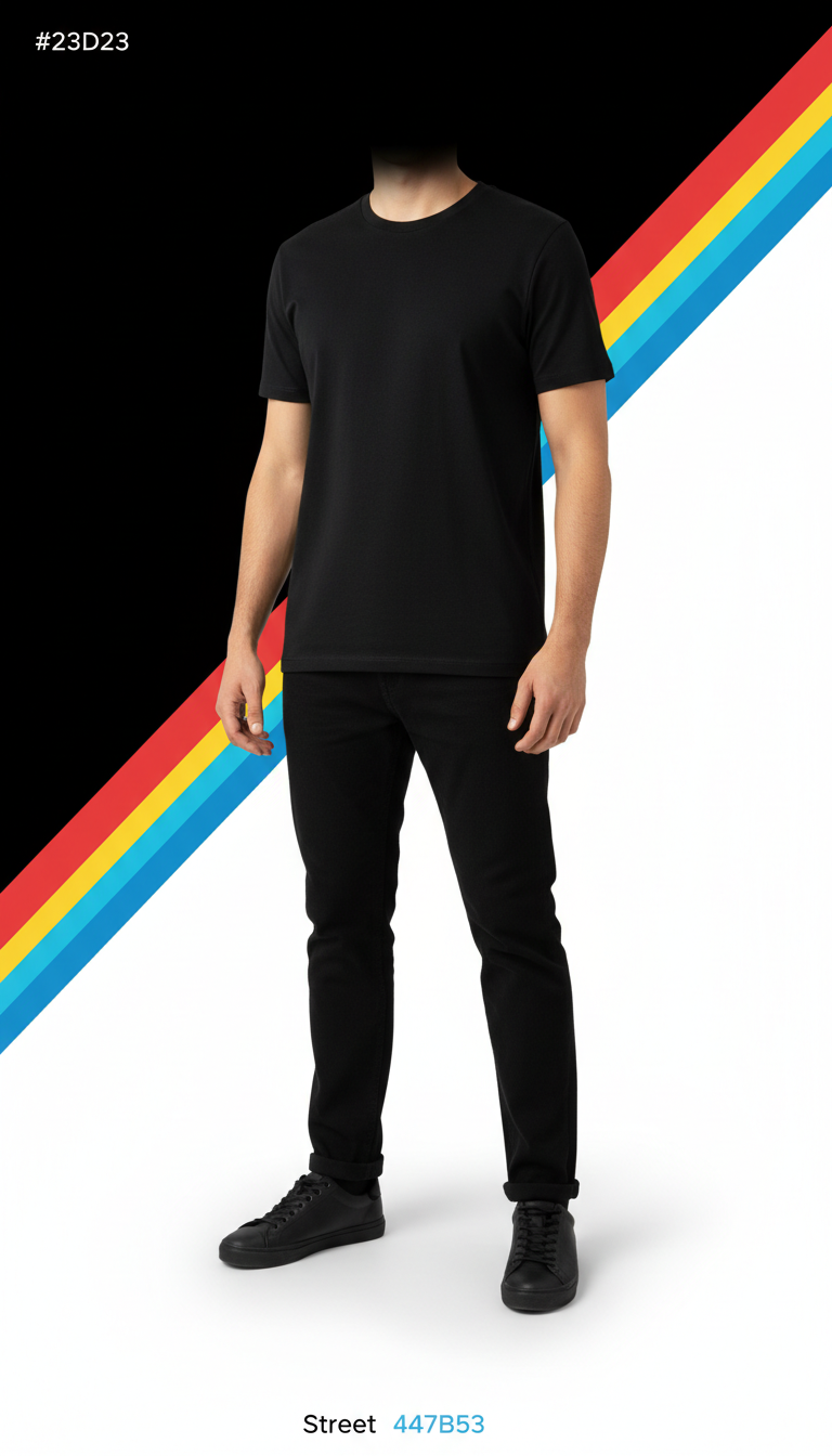 Asphalt Black Core Logo Tee